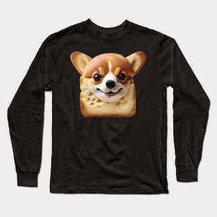 Bread Dog Corgi Long Sleeve T-Shirt